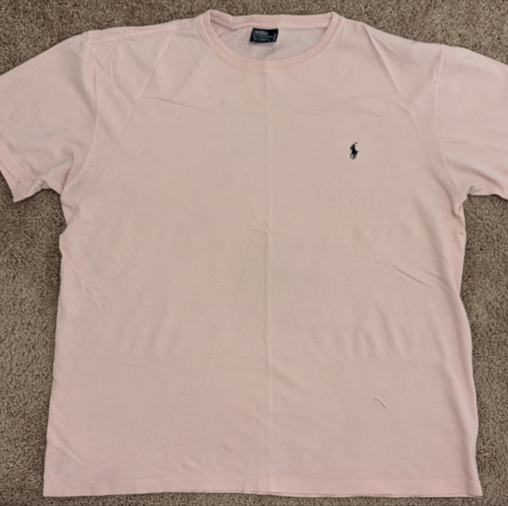 Vintage Polo pink tee shirt Md